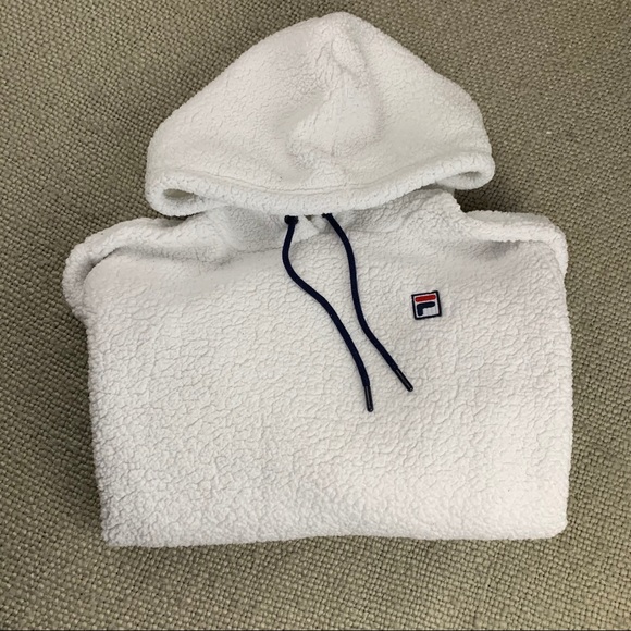 FILA women’s Sherpa crop hoodie - Picture 3 of 10